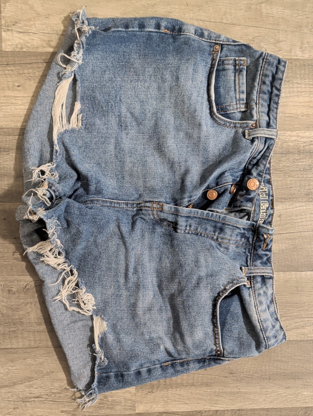 wild fable Light Blue Distressed Denim Jean Shorts